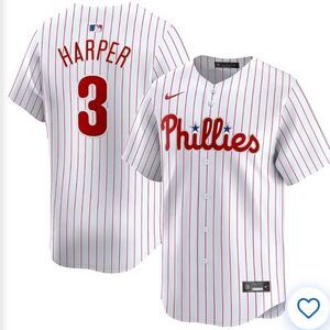 1176 NWT Nike Bryce Harper Philadelphia Phillies Home Limited Player Jersey
